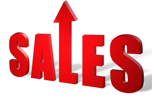 increase in sales